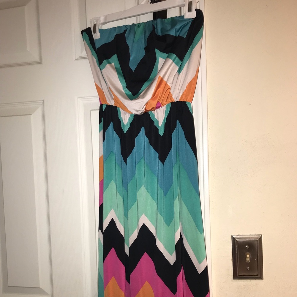 Chevron multi color Maxi